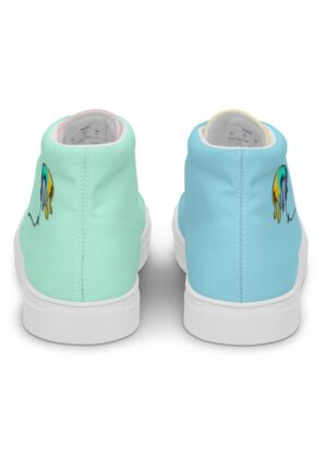 Galaxy Collection “Cotton Candy” Women’s High-Top Canvas Shoes
