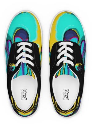 Galaxy Collection Low-Top Men’s Lace-Up Canvas Shoes