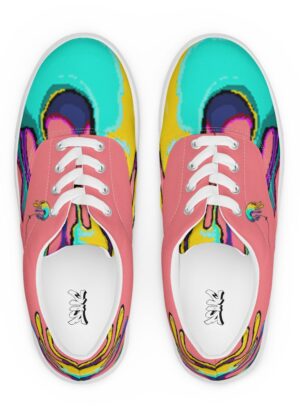 Galaxy Collection Low-Top Women’s Lace-Up Canvas Shoes