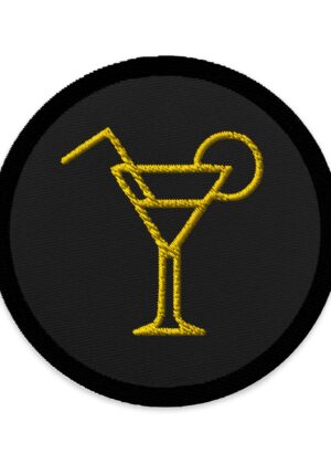 Happy Hour Embroidered Patch