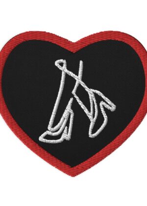 I Love Shoes Embroidered patch