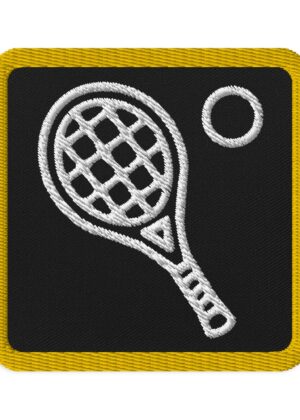 Tennis Embroidered patch