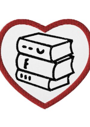 I Love to Read Embroidered Patch