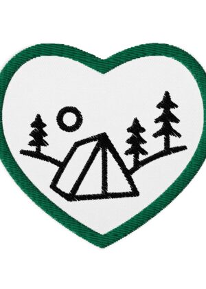 I Love Camping Embroidered Patch