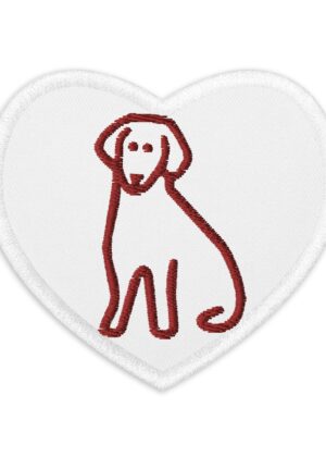 "I Love Dogs" Embroidered Patch